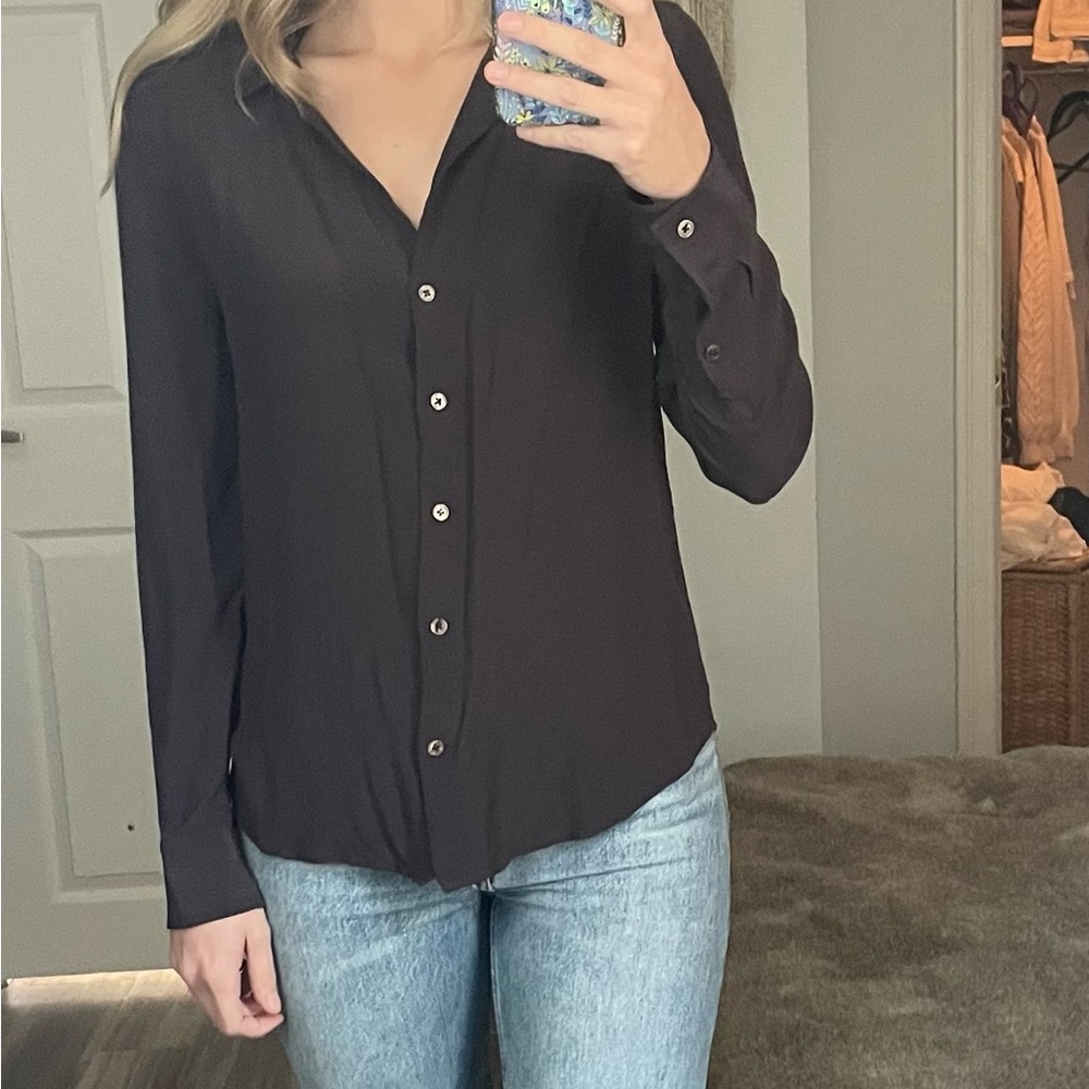 naïf dress shirt in eggplant